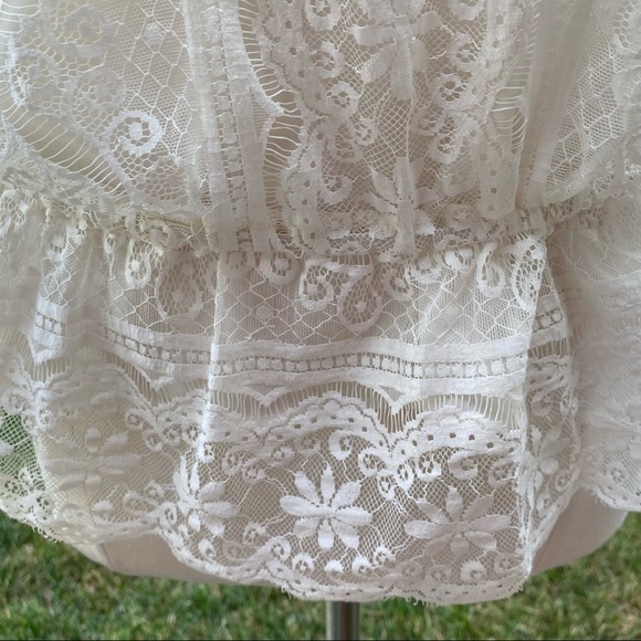 Chico's White Lace Top - Picture 7 of 14